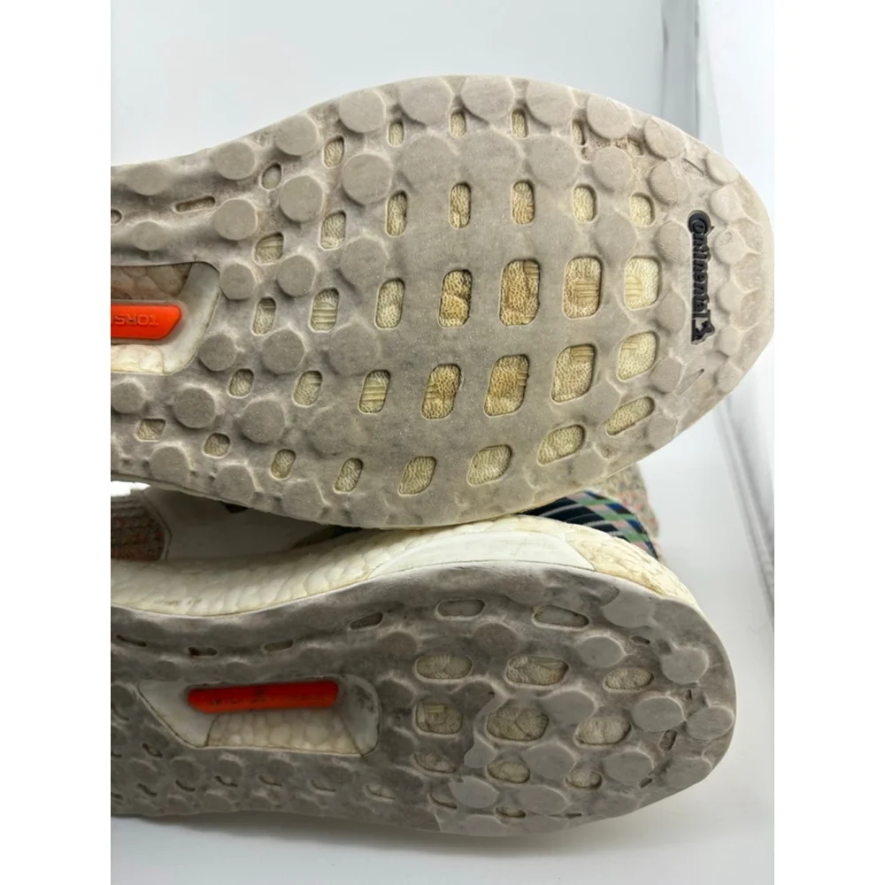 Women's Adidas Ultra Boost Athletic Shoes Size 10 Beige Multi-color